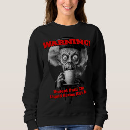Pete: Flüssiges Gehirn Morgen Sweatshirt
