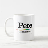 Pete für den Präsidenten Kaffeetasse (Links)