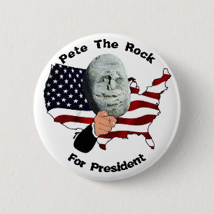 Pete für Präsident Button