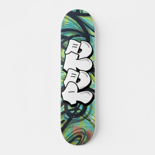 Pete Graffiti Custom Personalisiert Skateboard (Vorne)