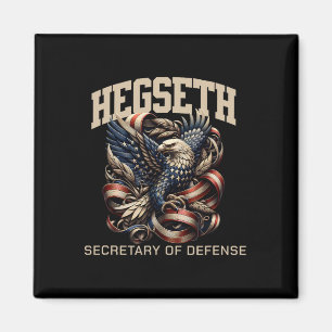 Pete Hegseth Verteidigungsminister Trump Unterstüt Magnet