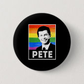 Pete LGBT Flag Button (Vorderseite)
