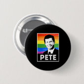 Pete LGBT Flag Button (Vorne & Hinten)
