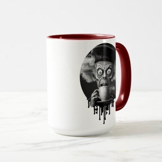 Pete: Liquid Brain Mornings Tasse (VorderseiteRechts)