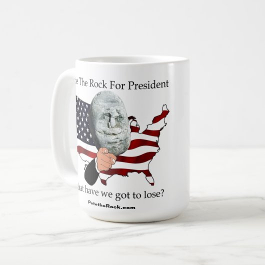 Pete President Was haben wir verlieren Kaffee Mug Kaffeetasse (Vorderseite Links)