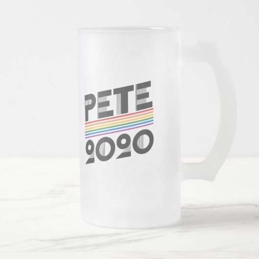Pete Pride 2020 Mattglas Bierglas (Rechts)