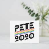 Pete Pride 2020 Postkarte (Stehend Vorderseite)