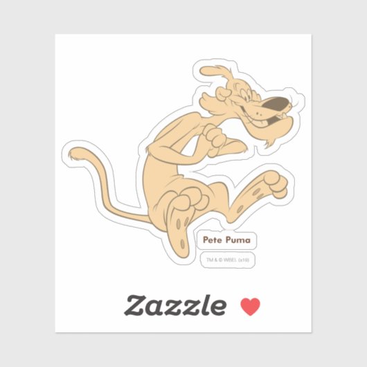 Pete Puma begeistert Aufkleber (Blatt)