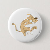 Pete Puma begeistert Button (Vorderseite)