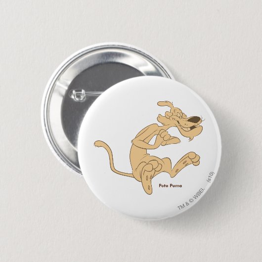 Pete Puma begeistert Button (Vorne & Hinten)
