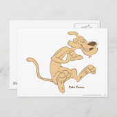 Pete Puma begeistert Postkarte (Vorne/Hinten)