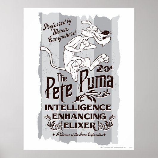Pete Puma Intelligence Elixer Poster (Vorne)