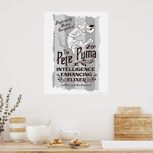 Pete Puma Intelligence Elixer Poster (Küche)