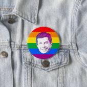 Pete Rainbow Stripes Button (Beispiel)