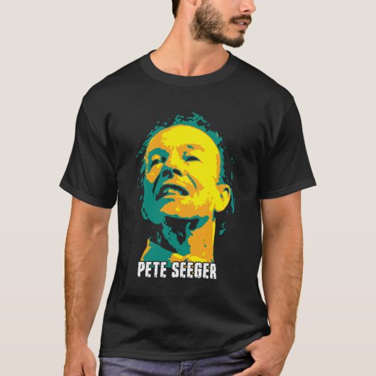 Pete Seeger. ein amerikanischer Volkssänger und So T-Shirt (Vorderseite)