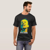 Pete Seeger. ein amerikanischer Volkssänger und So T-Shirt (Vorne ganz)
