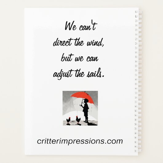 Pete the Pelican Planer (Rückseite)