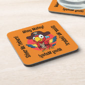 Pete the Pirate - Halloween Drink Untersetzer (Linke Seite)