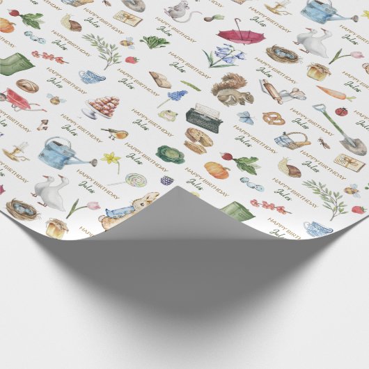 Peteer das Kanbit Geschenkpapier (Ecke)