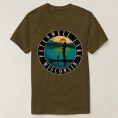 Petenwell Lake Wisconsin Paddleboarding T-Shirt (Design vorne)