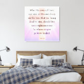Peter 2:24 leinwanddruck (Insitu (Schlafzimmer))