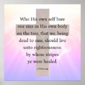 Peter 2:24 poster (Vorne)