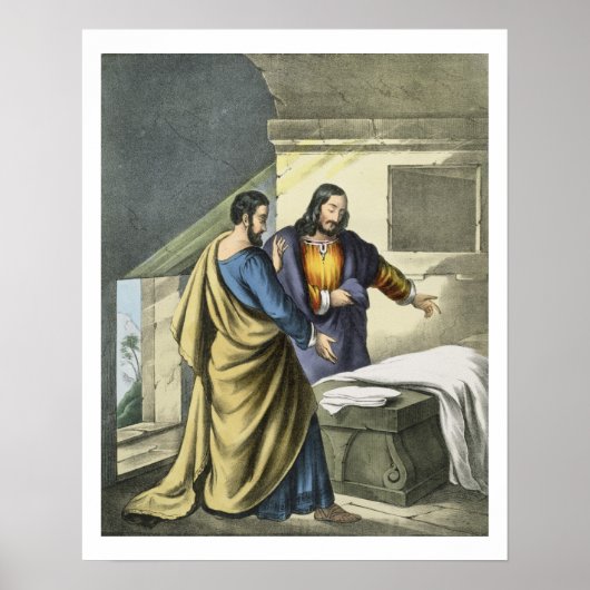 Peter and John at the Sepulchre, from hat Prin Poster (Vorne)