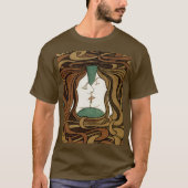 Peter Behrens Kiss Liebe Abstrakt Jugendstil T-Shirt (Vorderseite)