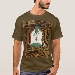 Peter Behrens Kiss Liebe Abstrakt Jugendstil T-Shirt
