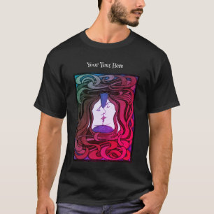 Peter Behrens Kuss Liebe Jugendstil T-Shirt