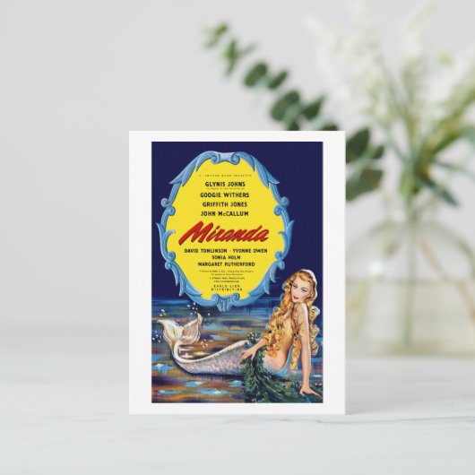 Peter Blackmore's Miranda (1948) Postkarte (Stehend Vorderseite)