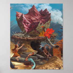 Peter Blume - Der Felsen Poster
