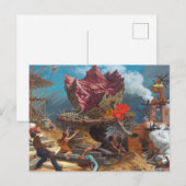 Peter Blume - Der Felsen Postkarte (Vorne/Hinten)