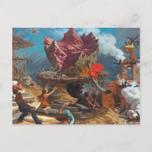 Peter Blume - Der Felsen Postkarte