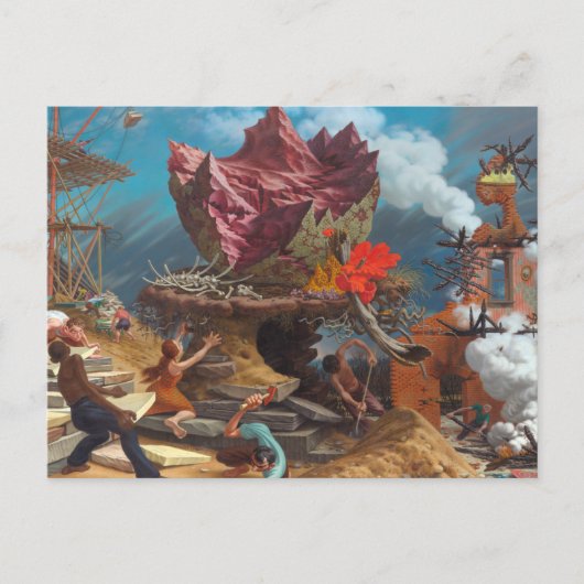 Peter Blume - Der Felsen Postkarte (Vorderseite)