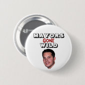 Peter Cammarano III - Bürgermeister Gone Wild Button (Vorne & Hinten)