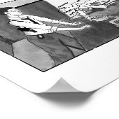 Peter Cotton Schwanz in Handschellen, Graustufen 8 Poster (Ecke)