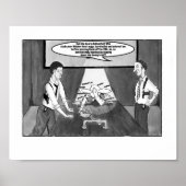 Peter Cotton Schwanz in Handschellen, Graustufen 8 Poster (Vorne)