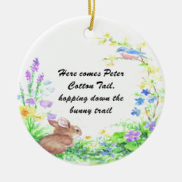 Peter Cotton Schwanz - Keramik Ornament