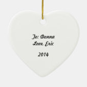 Peter Cotton Schwanz - Keramikornament (Hinten)