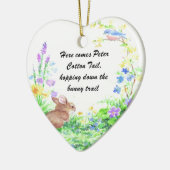 Peter Cotton Schwanz - Keramikornament (Links)