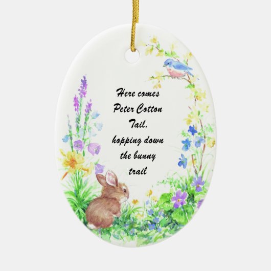 Peter Cotton Schwanz - Keramikornament (Vorne)