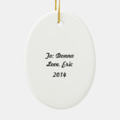 Peter Cotton Schwanz - Keramikornament (Hinten)