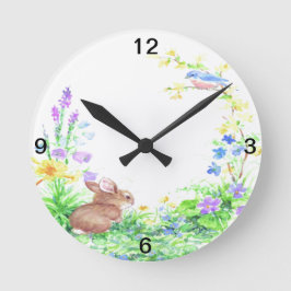 Peter Cotton Schwanz - Runde Wanduhr