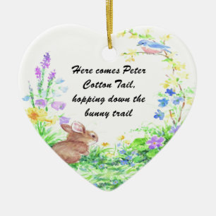 Peter Cotton Tail - Keramikornament