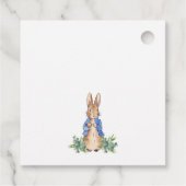 Peter das Kaninchen 1. Geburtstag Geschenkanhänger (Rückseite)