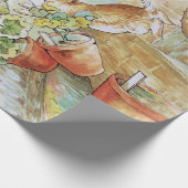 Peter das Kaninchen, das in Gartenschuppen stürzt Geschenkpapier (Ecke)