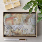 Peter das Kaninchen, das in Gartenschuppen stürzt Seidenpapier (Geschenk)