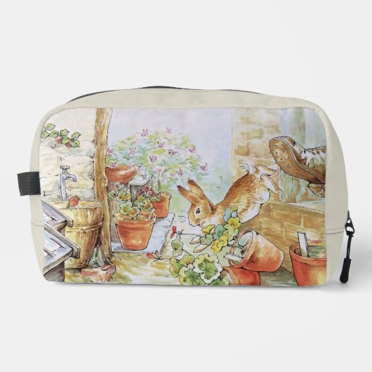 Peter das Kaninchen, das in Gartenschuppen stürzt Waschbeutel (Vorderseite)