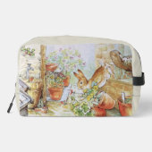 Peter das Kaninchen, das in Gartenschuppen stürzt Waschbeutel (Rückseite)